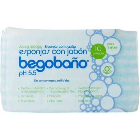 Jalsosa Begobaño Esponjas Con Jabón Esponja de baño con jabón de un solo uso muy útiles para la higiene diaria