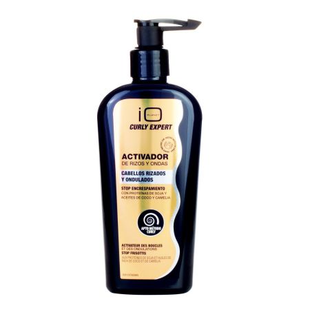 Io Planet Curly Expert Activador De Rizos Y Ondas Activador de rizos y ondas antiencrespamiento suave fijación brillo y flexibilidad para cabello rizado y ondulado 250 ml