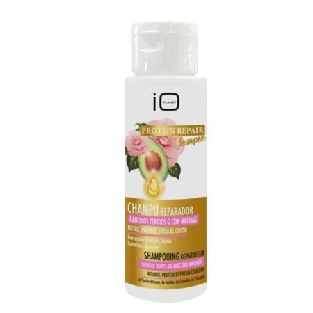 Io Planet Protein Repair Champú Reparador Champú ideal paraproteger nutrir y reparar para cabello teñido o con mechas 100 ml