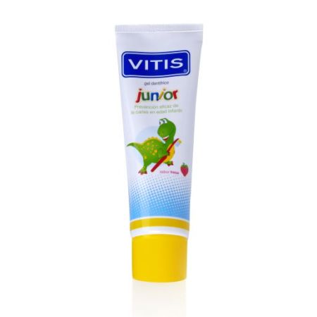 Vitis Gel Dentífrico Junior Gel de dientes prevención eficaz de las caries en edad infantil 75 ml