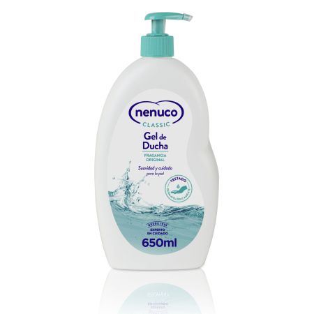 Nenuco Classic Fragancia Original Gel De Ducha Gel de ducha para adultos y niños ofrece suavidad y cuidado con aroma 650 ml