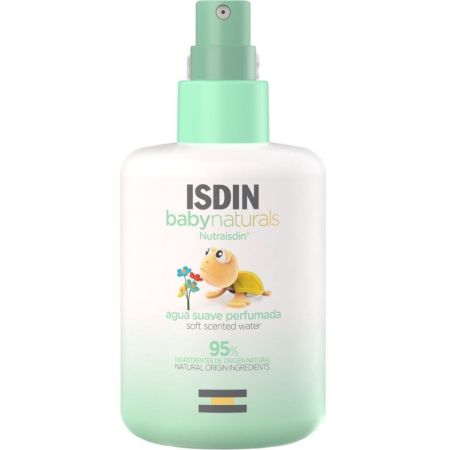 Isdin Babynaturals Agua Suave Perfumada Agua suave perfumada dermopediátrica 95% de ingredientes naturales 200 ml