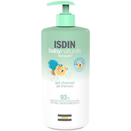 Isdin Baby Naturals Gel Champú Gel champú suave para piel y cabello con un 93% de ingredientes naturales