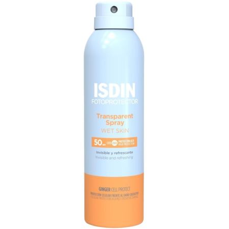 Isdin Transparent Spray Fotoprotector Spf 50 Spray solar hidratante acabado invisible y secado rápido