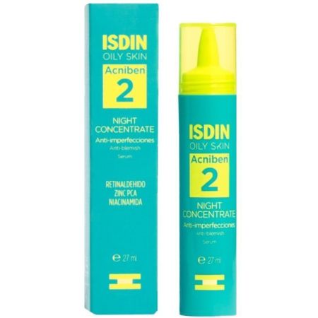 Isdin Acniben 2 Night Concentrate Sérum de noche con retinaldehido para piel grasa 27 ml