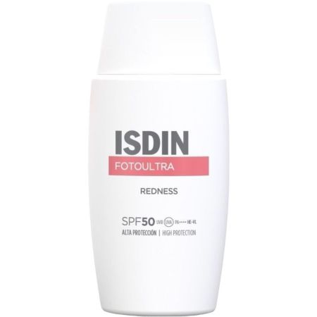 Isdin Fotoultra Redness Spf 50 Protector solar facial corrige y ayuda a prevenir rojeces 50 ml