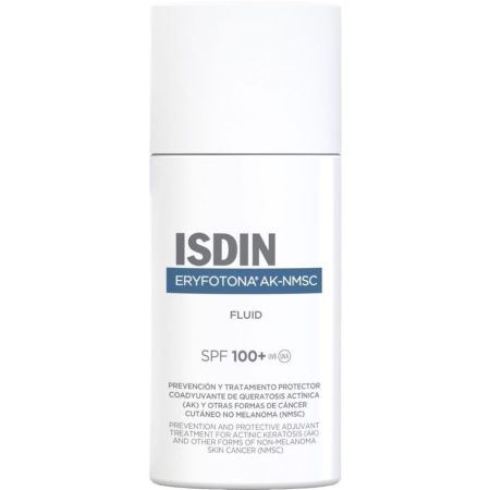 Isdin Eryfotona Ak-Nmsc Fluid Spf 100+ Protección solar previene y fortalece el daño actínico