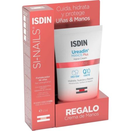 Isdin Si-Nails Fortalecedor De Uñas+Repair Crema De Manos Gratis Pack regalo para cuidar tus manos y uñas ofrece gran hidratación y reparación