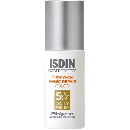 Isdin Fusionwater Magic Repair Color Fotoprotector Spf 50 Protector solar con color triple acción antienvejecimiento 50 ml