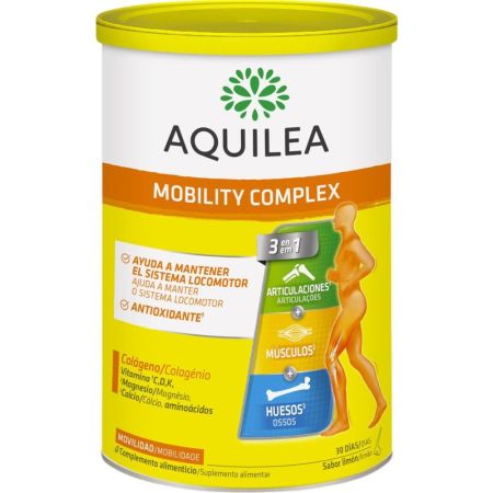 Aquilea Colágeno+Magnesio Limón Complemento Alimenticio Complemento alimenticio para las articulaciones sabor limón 375 gr