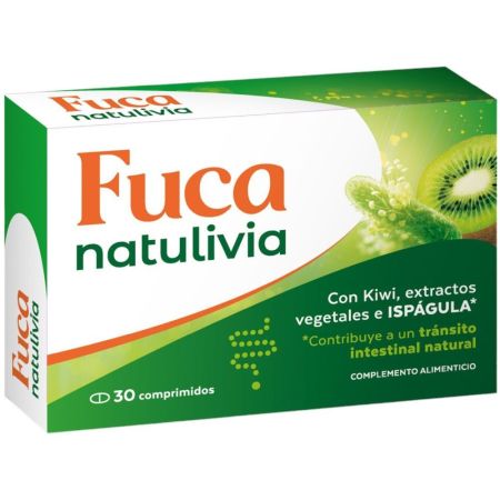 Fuca Natulivia Complemento Alimenticio Complemento alimenticio para tránsito intestinal natural y una función intestinal normal 30 uds