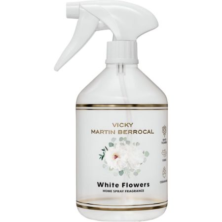 Vicky Martín Berrocal White Flowers Home Spray Fragance Ambientador para hogar perfuma de forma rápida ofreciendo una sensación única 500 ml