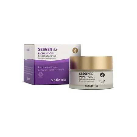 Sesderma Sesgen 32 Facial Crema Activadora Celular Crema hidratante antienvejecimiento aumenta la luminosidad y unifica el tono 50 ml