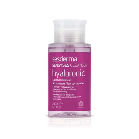 Sesderma Sensyses Cleanser Hyaluronic Desmaquillante Desmaquillante limpia y refuerza la hidratación alisando las arrugas 200 ml