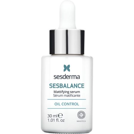 Sesderma Sesbalance Sérum Matificante Sérum matificante reduce exceso de sebo imperfecciones y poros para una piel sin brillos 30 ml