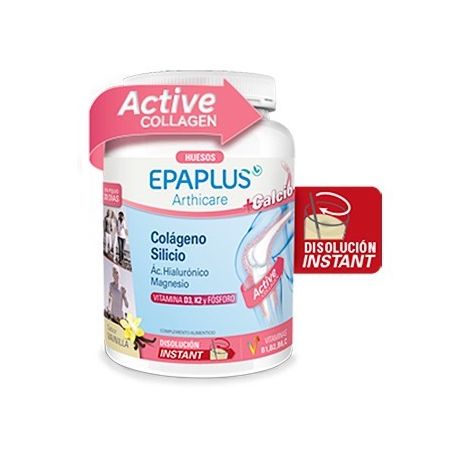 Epaplus Arthicare Colágeno Silicio Vainilla Complemento Alimenticio Complemento alimenticio sabor limón mantiene la flexibilidad de articulaciones 383 gr