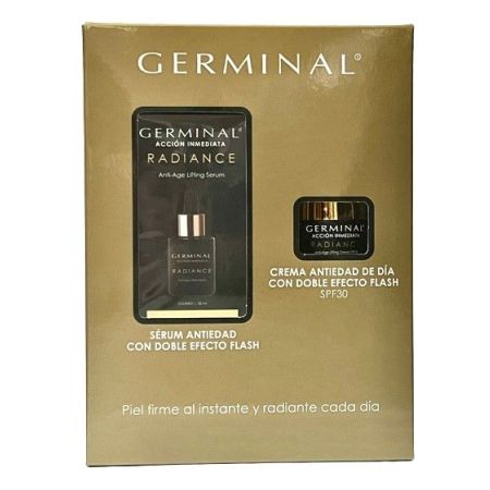 Germinal Acción Inmediata Radiance Anti-Age Lifting Serum Estuche Sérum antiedad aporta hidratación y luminosidad y suaviza líneas de expresión 30 ml