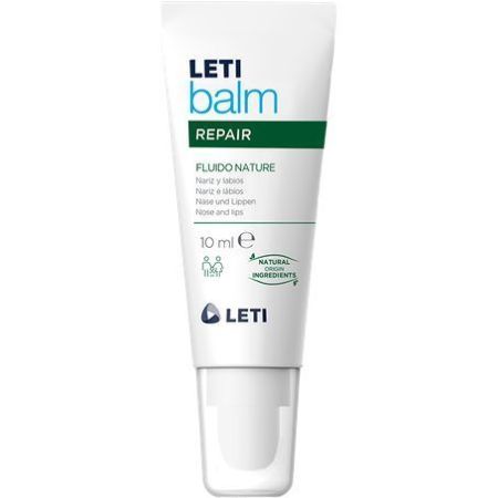 Leti Balm Repair Fluido Nature Fluido reparador protector y calmante para el cuidado de nariz y labios durante todo el año 10 ml