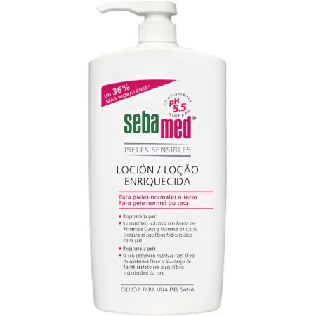 Sebamed Loción Enriquecida Loción enriquecida con componentes naturales hidratación y revitalización profunda 1000 ml