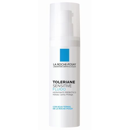 La Roche Posay Toleriane Sensitive Fluido Hidratante Prebiótico Fluido hidrata suaviza y protege la piel irritada y sensible 40 ml