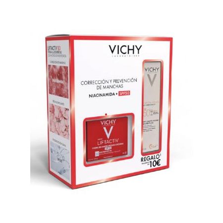 Vichy Liftactiv B3 Anti-Dark Spots Cream Spf 50 + Uv Spf 50 Gratis Pack regalo protege del sol previene y corrige manchas oscuras