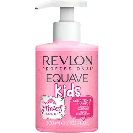 Revlon Professional Equave Kids Conditioner Shampoo Princess Look Champú acondicionador infantil facilita el peinado diario y deja el cabello suave sedoso e hidratado 300 ml