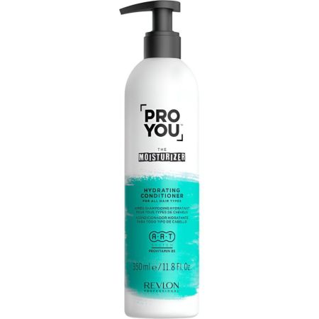 Revlon Professional Pro You The Moisturizer Hydrating Conditioner Acondicionador hidratante intensiva ofrece hidratación brillo y suavidad para cabello seco y deshidratado 350 ml