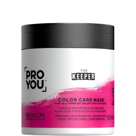 Revlon Professional Pro You The Keeper Color Care Mask Mascarilla intensiva previene la decoloración prolongando el color para cabello sedoso y controlado 500 ml