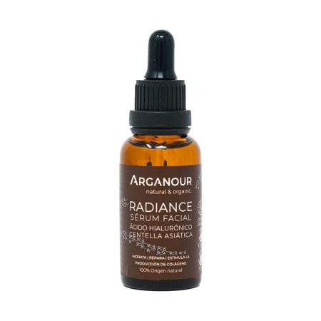 Arganour Radiance Sérum Facial Ácido Hialurónico Y Centella Asiática Sérum facial ayuda a retrasar el envejecimiento prematuro 100% natural 30 ml