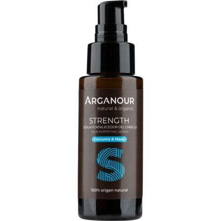 Arganour Strength Sérum Reparador Del Cabello Sérum reparador aumenta su densidad y frena su caída estimula la regeneración microcirculación y ciclo capilar 50 ml