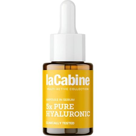 Lacabine Multi-Active 5x Pure Hyaluronic Sérum concentrado con 5 tipos de ácidos hialurónico ayudan a rellenar arrugas y a hidratar la piel