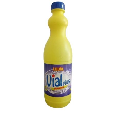 Vialplus Original Multiusos Lejía Lejía multiusos para la desinfección total de todas las superficies con máximo poder e higiene 1000 ml