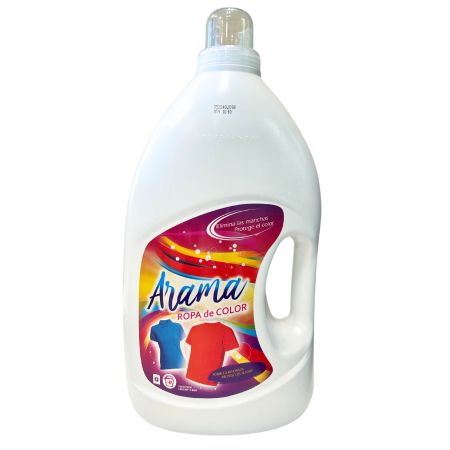 Arama Detergente Ropa De Color Detergente líquido elimina manchas y protege el color 40 lavados 3000 ml