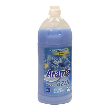 Arama Frescor Azul Suavizante+Aroma Suavizante concentrado para una intensa frescura y suavidad 54 lavados 1500 ml