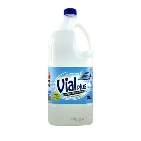 Vialplus Agua Destilada Agua destilada ideal para la plancha 2000 ml