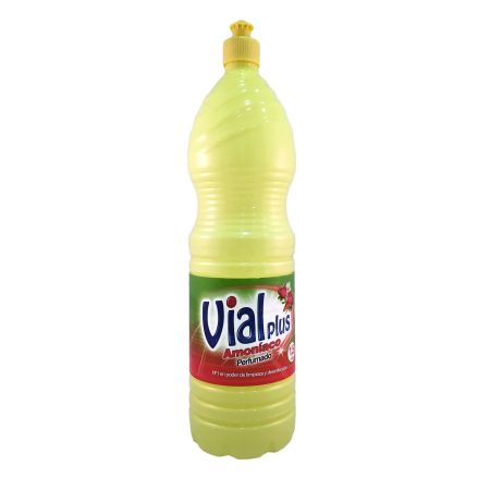 Vialplus Amoníaco Perfumado Amoníaco perfumado desinfectante quitamanchas y desengrasante 1500 ml