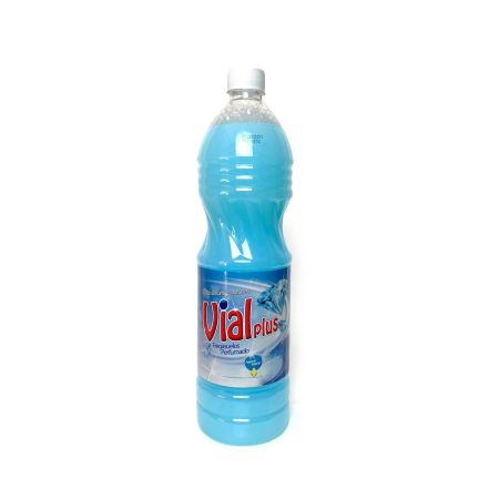 Vialplus Fregasuelos Perfumado Marino Fregasuelos perfumado limpia intensamente efecto brillante y duradero 1500 ml