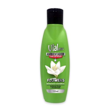 Vialplus Flowers Ambientador Concentrado Ambientador concentrado y perfumado para wc ambiente limpio y desodorizado 135 ml