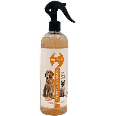 Nutri-Pet Spray Anti-Orines Educador antiorines para perros y gatos evita que orine en áreas específicas del hogar 500 ml