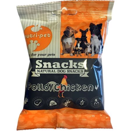 Nutri-Pet Snacks Natural Dog Snacks Pollo Snacks para perros recompensa saludable 100 gr