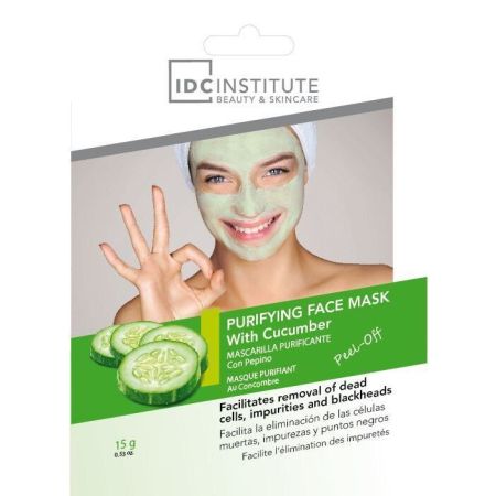 Idc Institute Peel-Off Mascarilla Purificante Con Pepino Mascarilla facial purificante elimina células muertas impurezas y puntos negros