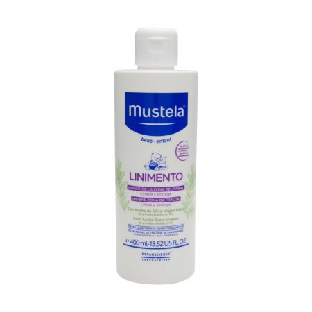 Mustela Linimento Higiene De La Zona Del Pañal Linimento protector limpia con suavizad y eficacia la zona del pañal 400 ml