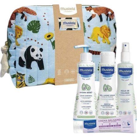 Mustela Jungla Neceser Set de cosmética de bebé con productos imprescindibles para su cuidado