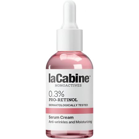 Lacabine Monoactives 0.3% Pro-Retinol Serum Cream Sérum reduce la aparición de las líneas y finas arrugas 30 ml