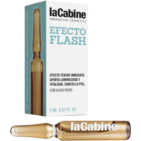 Lacabine Efecto Flash Ampolla efecto tensor inmediato con algas rojas aspecto suave y radiante al instante 2 ml