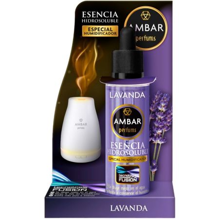 Ambar Lavanda Esencia Hidrosoluble Especial Humidificador Esencia hidrosoluble para humidificador ofrece aroma agradable y relajante 50 ml