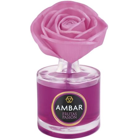 Ambar Frutas De La Pasión Flor Perfumada Flor perfumada para hogar 0% alcohol +60 días de duración 75 ml