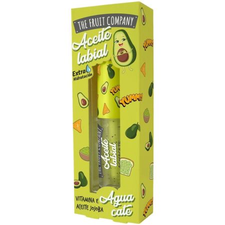 The Fruit Company Good Vibes Only Aceite Labial Aceite labial vegano hidratante y reparador enriquecido con vitamina e y aceite de jojoba