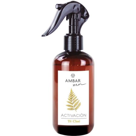 Ambar Spray Hogar Té Chai Ambientador para hogar con dulce aroma para relajarte y conectar con tu interior 225 ml