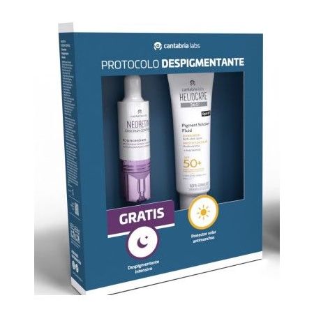 Heliocare 360º Pigment Protector Solar Spf 50+Despigmentante Gratis Pack ahorro de protección solar previene y corrige hiperpigmentaciones unificando el tono de la piel